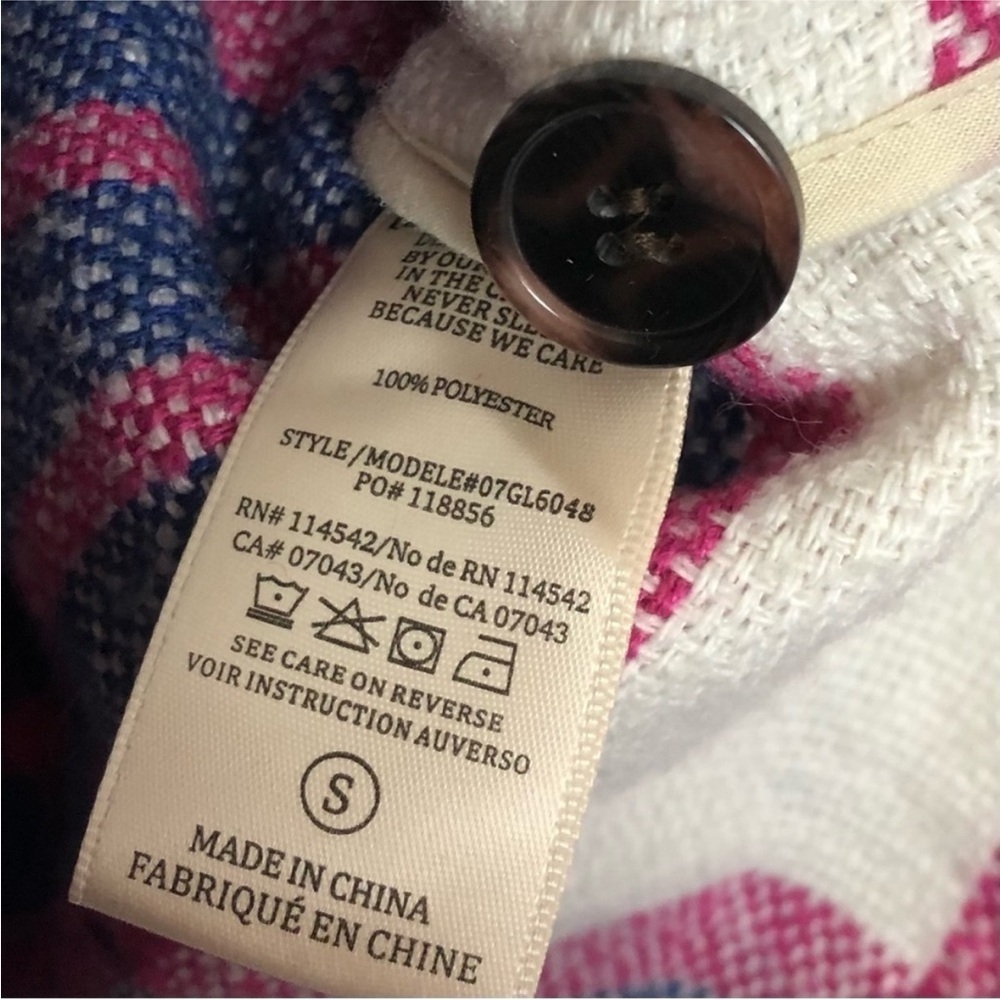 ☔️EUC☔️ Blank NYC Cropped Plaid Shacket, Size Small Cabincore Vibes - Picture 6 of 8